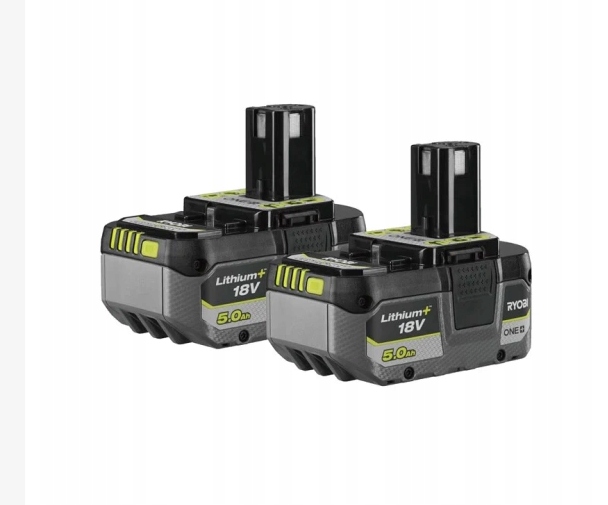 Akumulator Li-io 5 Ah Ryobi RB1850X2 One+ 18V (2 sztuki)