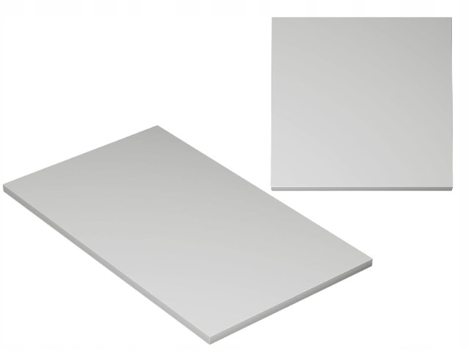 Kuchyňská pracovní deska vyztužená Abs 80x50 18 mm popelavá