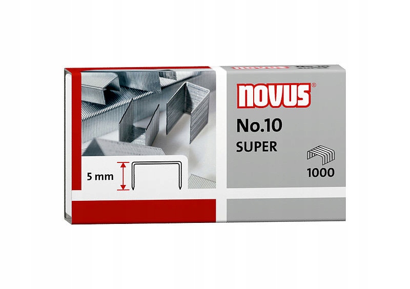 

Zszywki Novus No 10, 1000 szt.