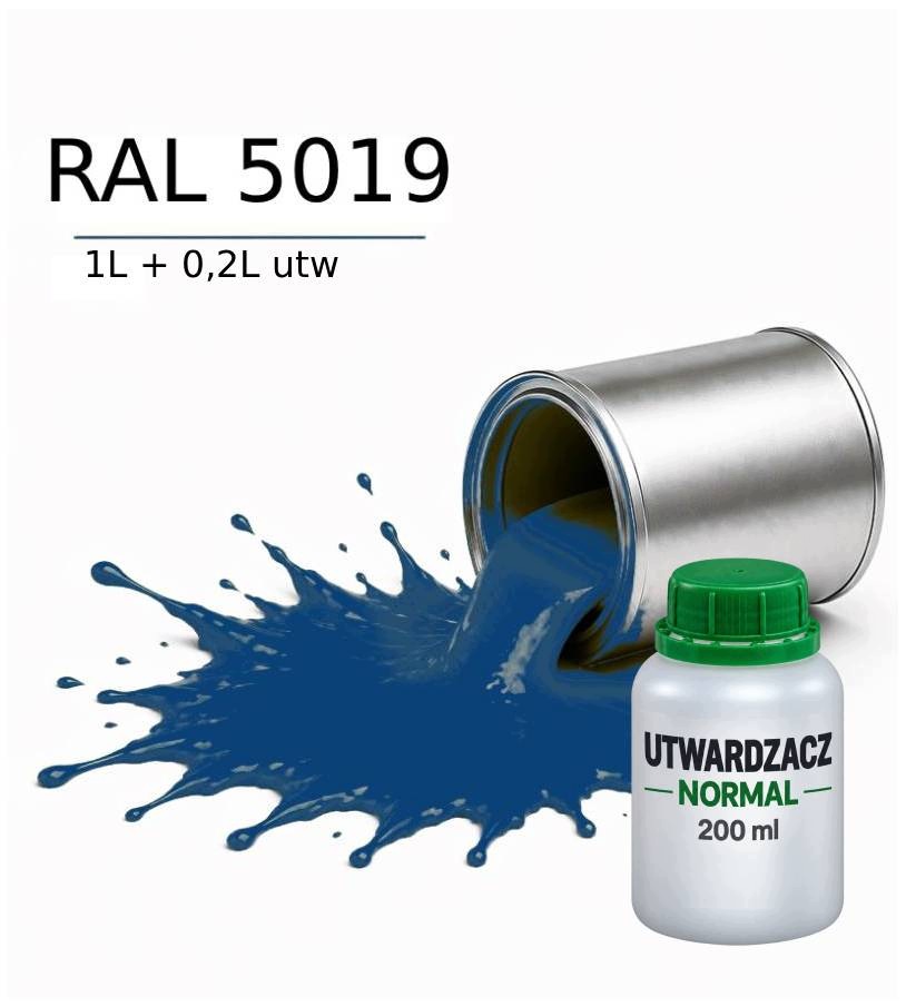 Valspar Ral 5019 Barva Dtm Základní Nátěr Polyuretanová 2K Pololesk 1L Utw