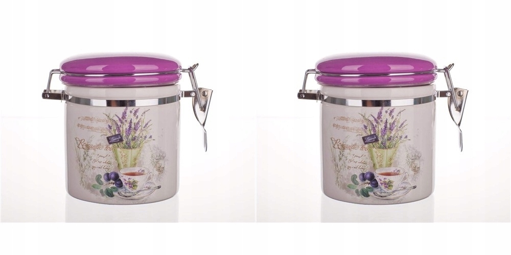 

Pojemnik Kuchenny 2 x 450 ml lawenda ceramika