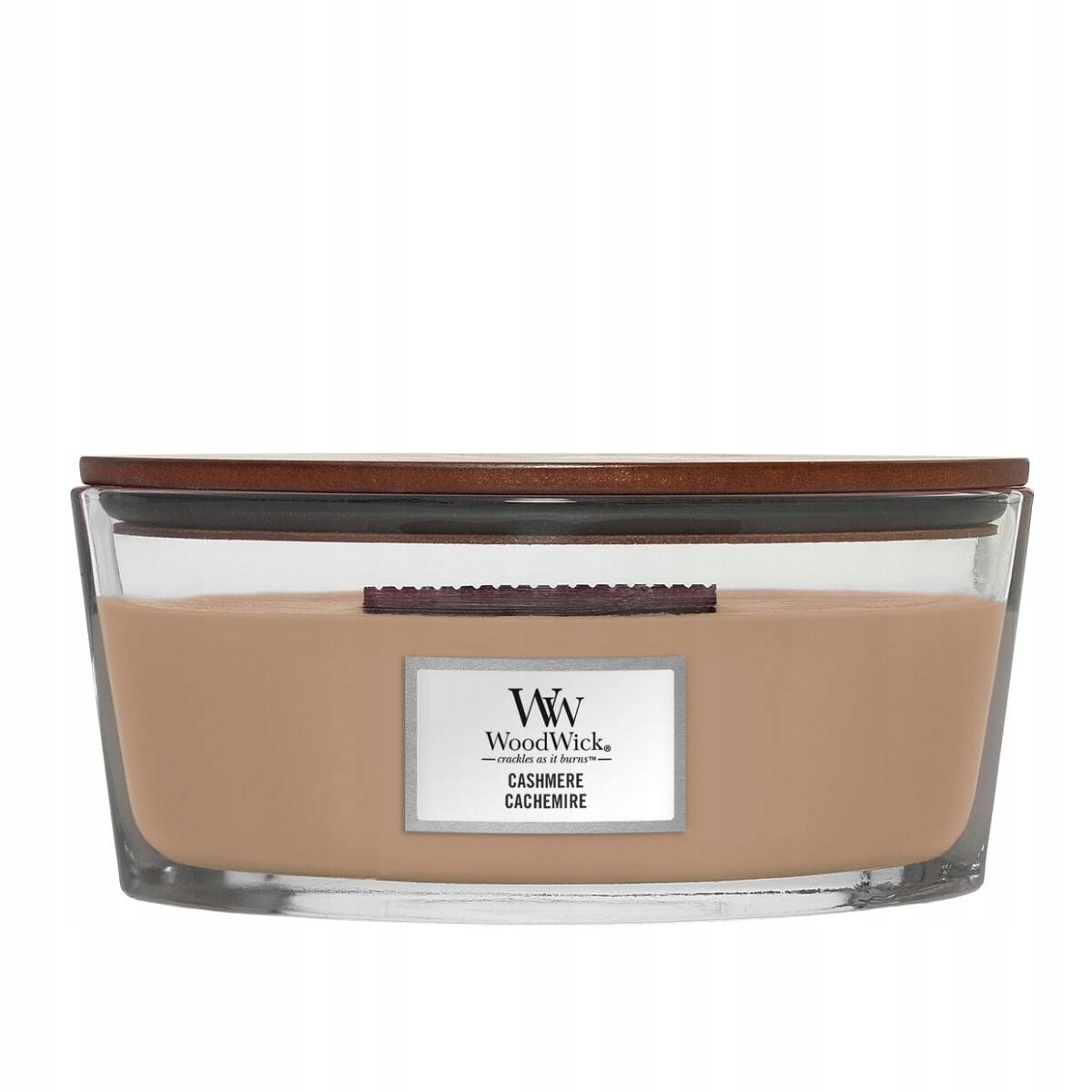 WoodWick Cashmere vonná svíčka Elipsa
