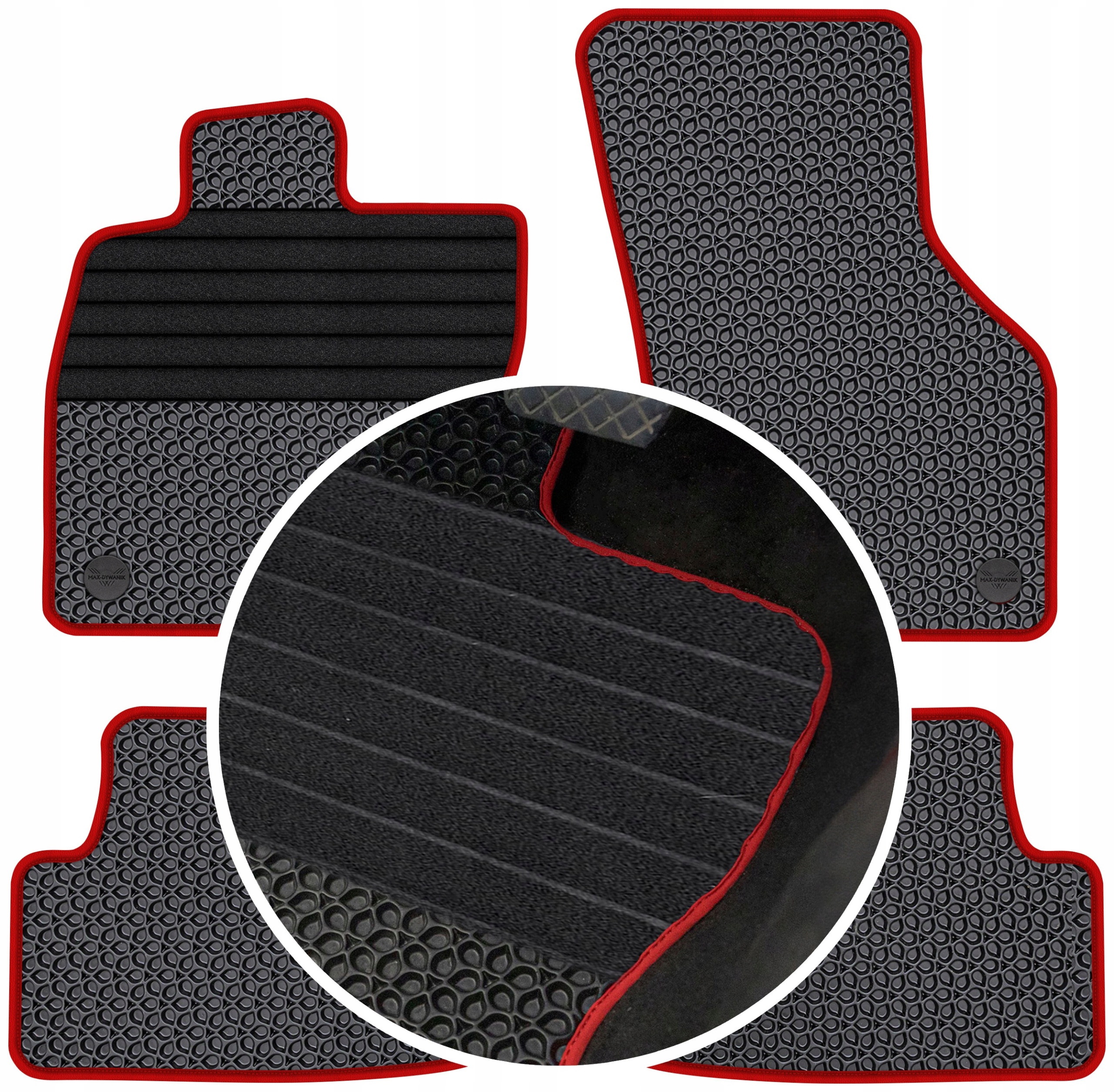 Seat Leon III 2013-2019 Gumové rohože Eva Eternity Posilnenie XXL