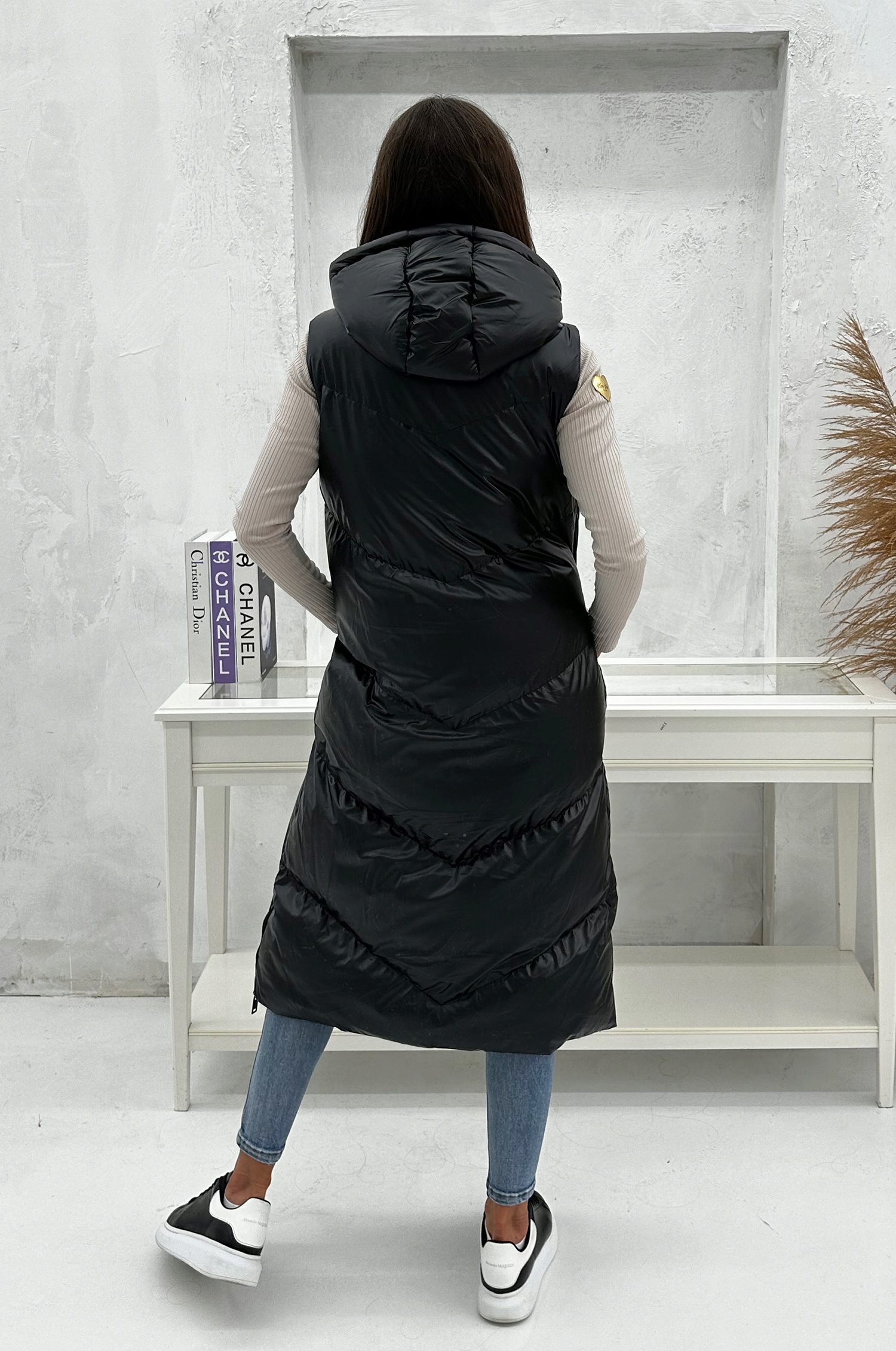 DZ3183 r XL DAMSKI BEZRĘKAWNIK KAMIZELKA OCIEPLANA Materiał dominujący poliester