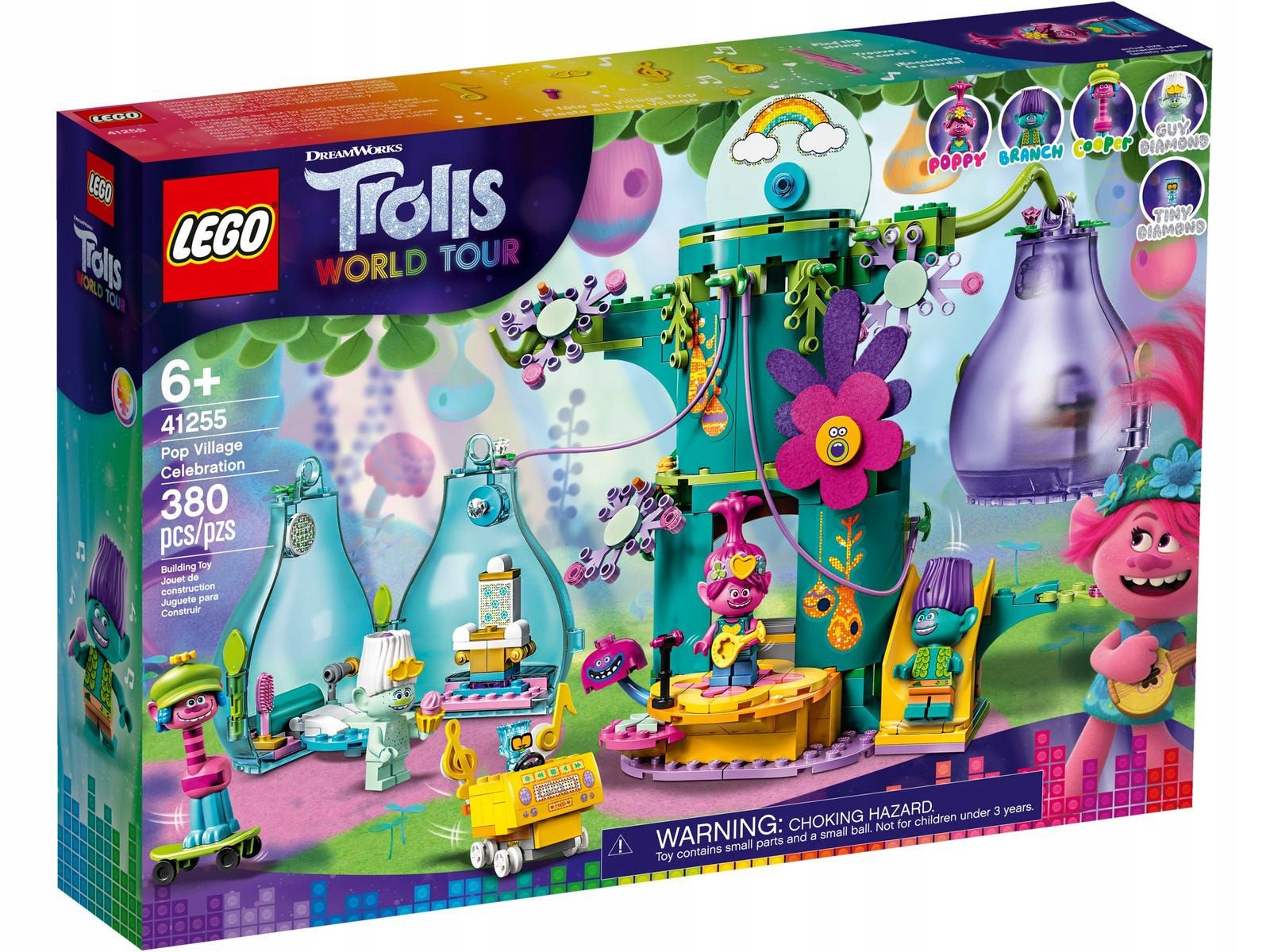 Lego Disney 41255 Trolls World Tour Párty v popové vesnici Nové