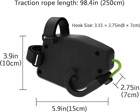 LINA HOLOWALNA ROWERÓW DZIECIĘCYCH, LINA HOLOWALNA DŁUGOŚĆ 2,5 M Przeznaczenie dla dzieci