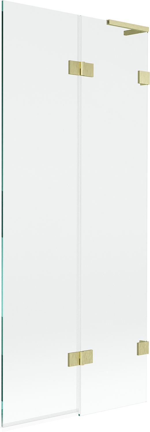 Mexen Lunar L vanová zástěna 2-křídlová pravá 80 x 150 cm, transparentní, z