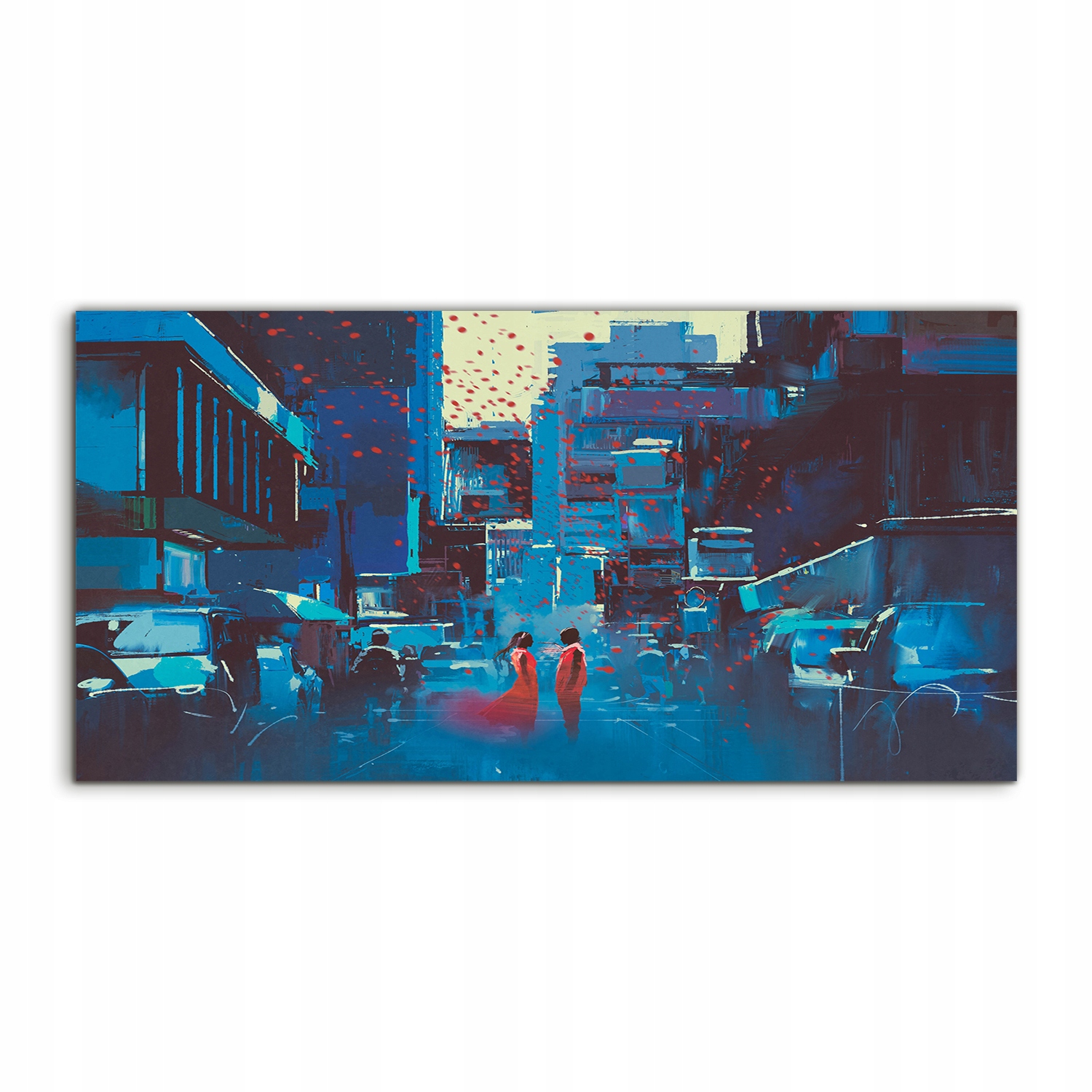 Fotoobraz 120x60 ako darček Krajina Mesto Autá