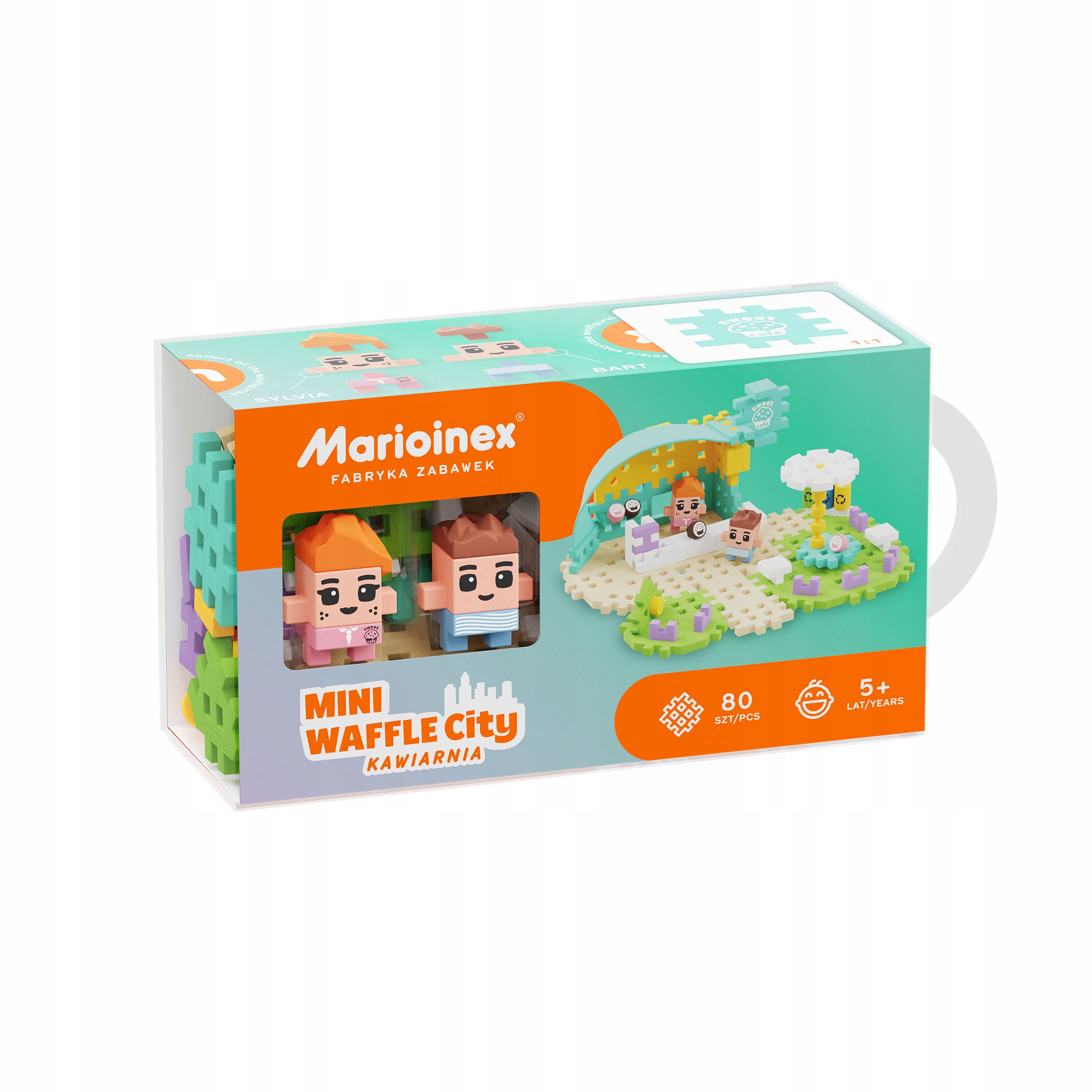 

Marioinex Klocki 903186 Mini Wafle Kawiarnia 80 el