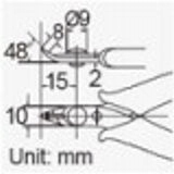 Precyzyjne szczypce obcinaczki boczne 120mm 1PK-209 Proskit EAN (GTIN) 4015448684527