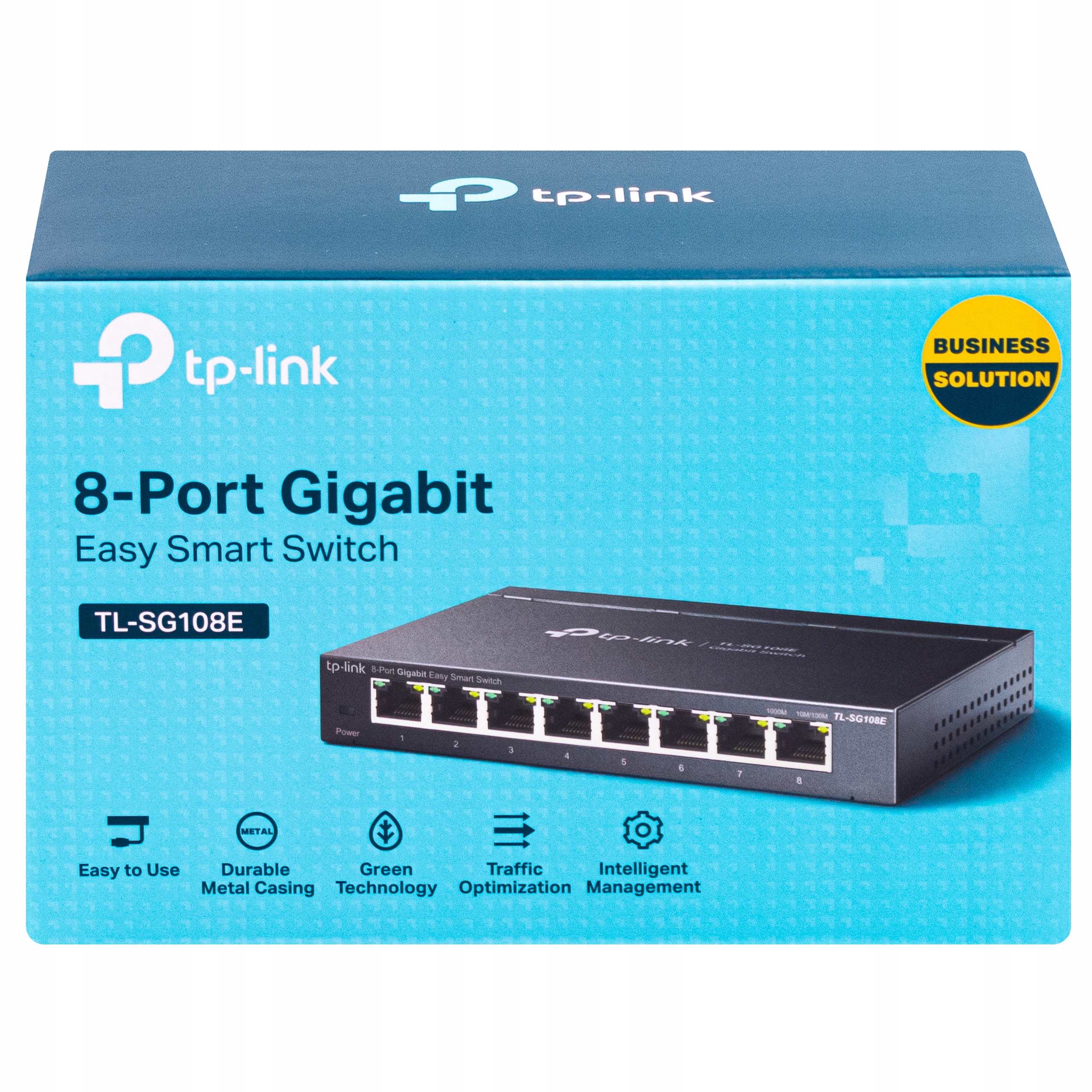 

Switch 8port TP-Link TL-SG108E Zarządzalny gigabit