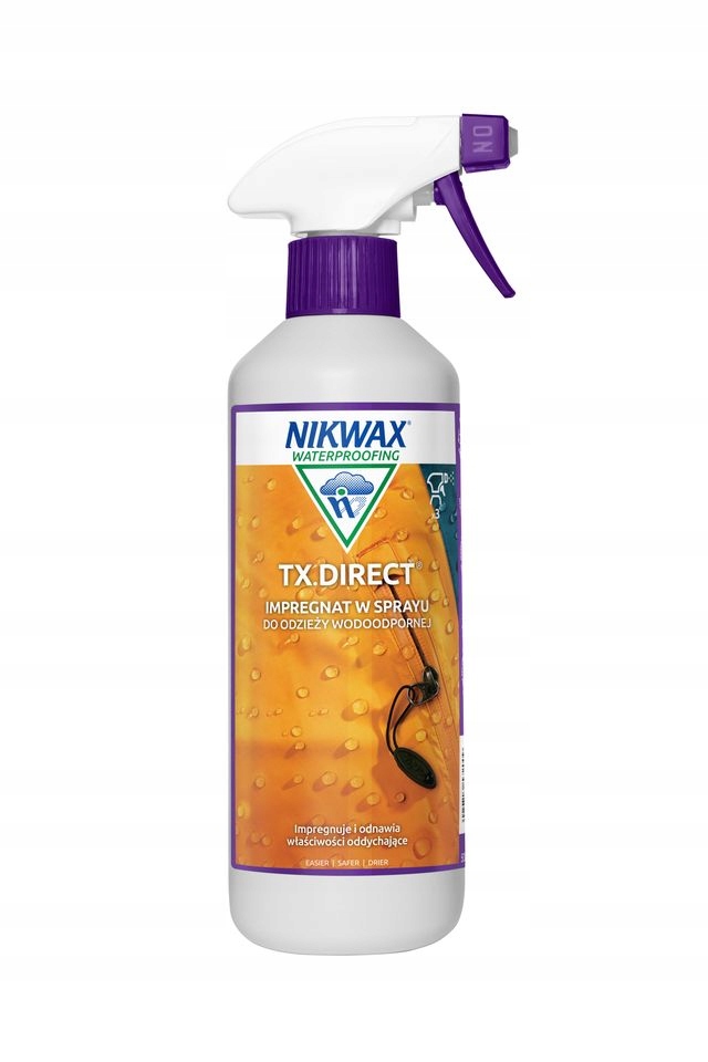 Impregnat do odzieży wodoodpornej TX.Direct Spray-On – atomizer Marka Nikwax
