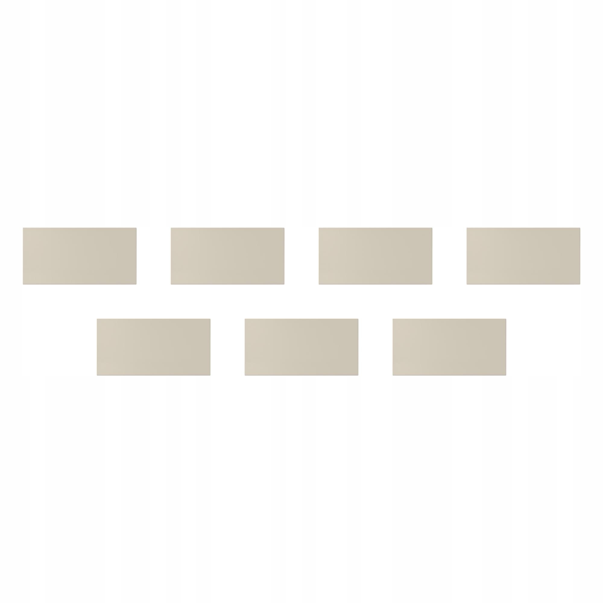 7 ks Přední část zásuvky Havstorp béžová 40x20 cm elegantní styl