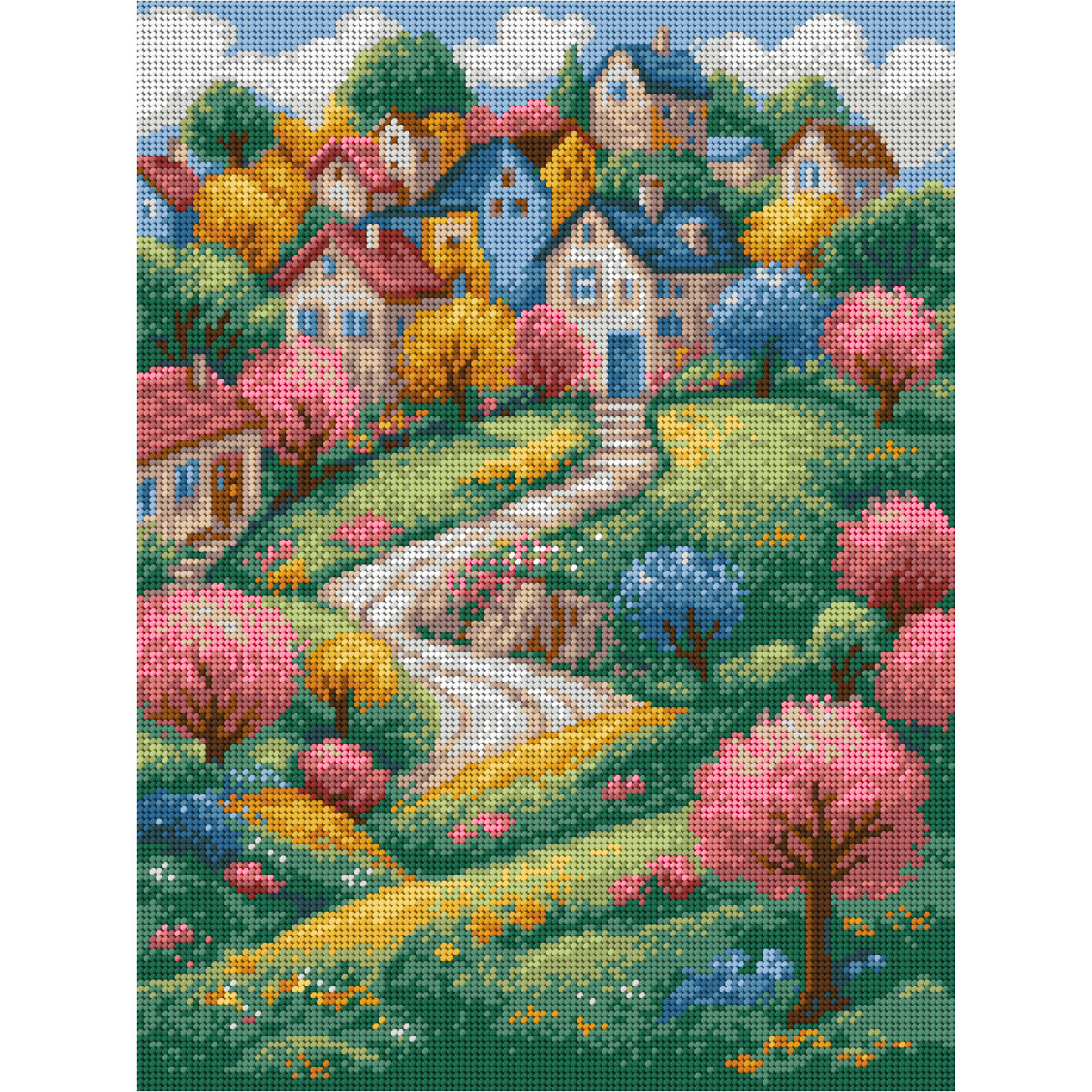 Sada Ariadna kanva mulina vyšívací jehla 30x40 8058