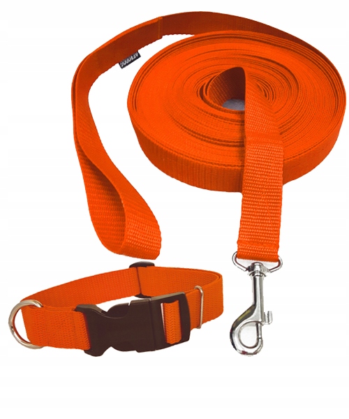 

smycz Treningowa 10m/1,5cm+obroża