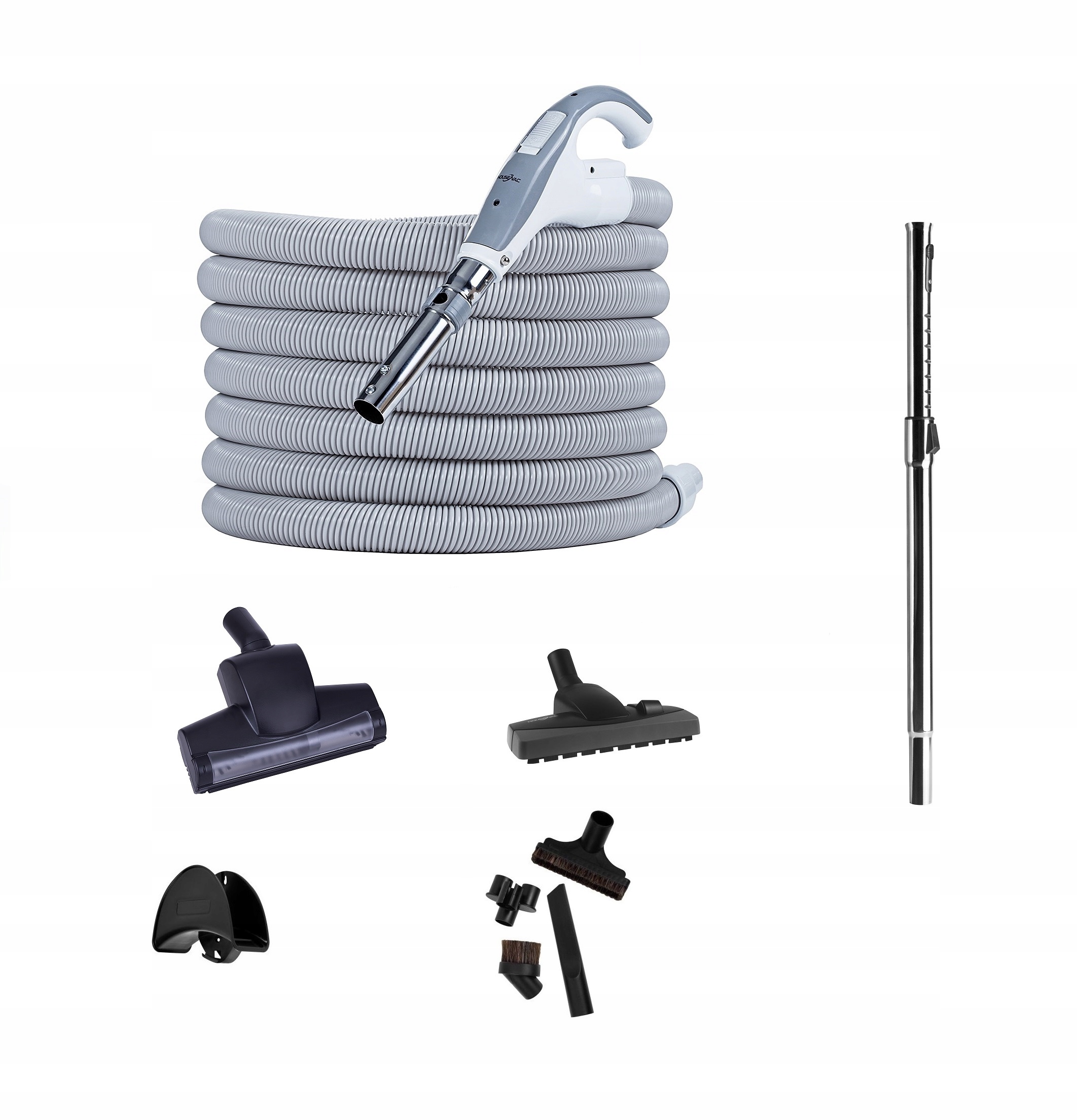 Úklidová sada Univerzální centrální vysavač hadice 9 m trubka kartáče