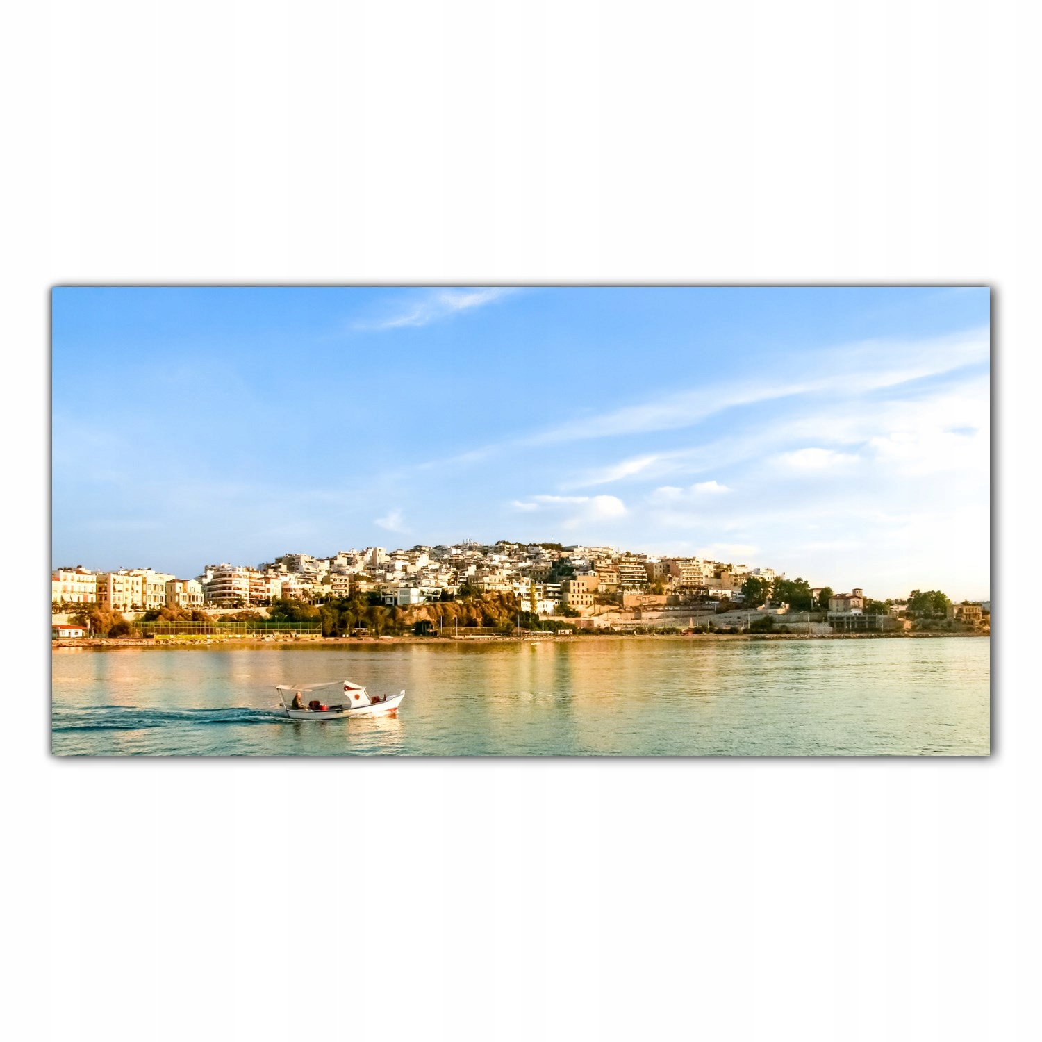 Loďka Jezero Natura 120x60 Kuchyňský panel nad pracovní deskou