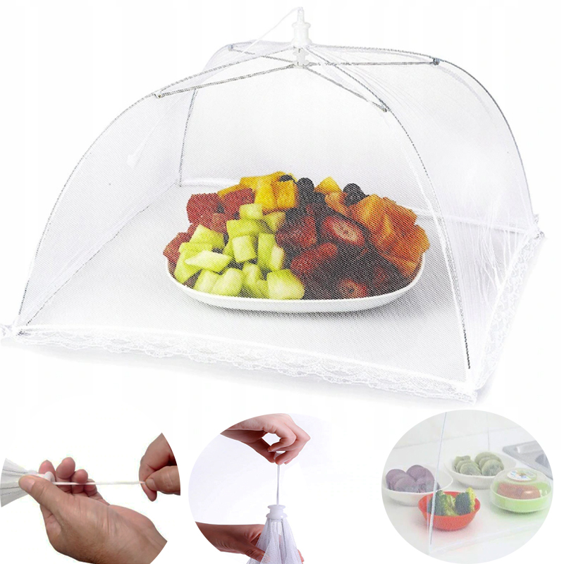 MOSKITIERA OSŁONA SIATKA NA JEDZENIE OWOCE GRILL