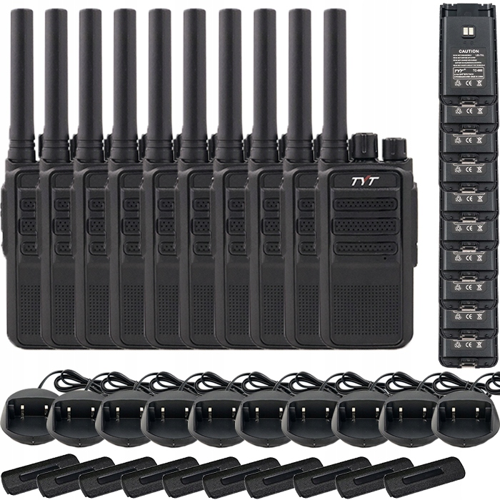 Vysílačky Tyt TC-666F Rádia Walkie Talkie Pmr Nabíjení Usb Odolné