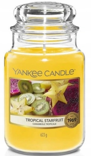 

Yankee Candle świeca Tropical Starfruit 623g Duża