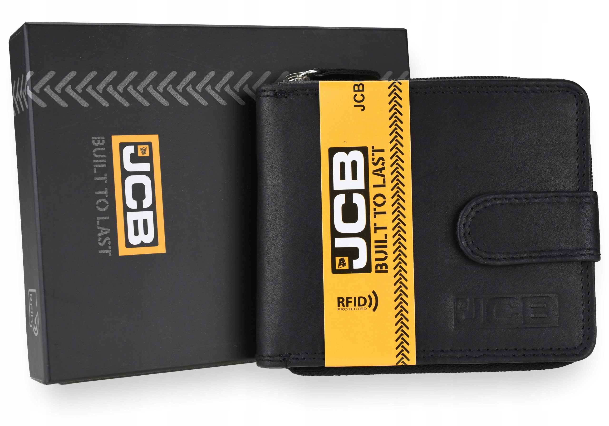 

Portfel Męski Skórzany + Pudełko Skóra Rfid JCB43