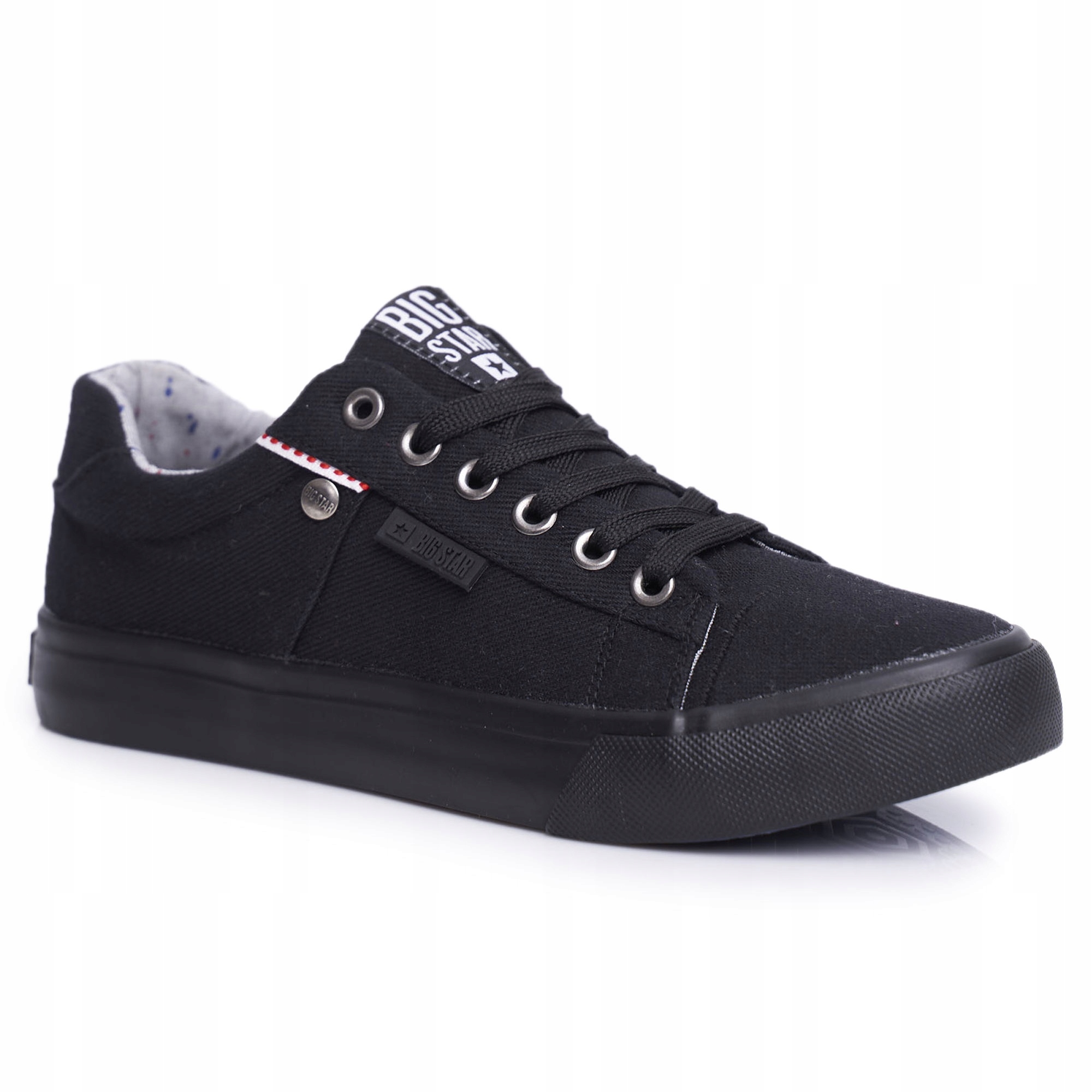 

Czarne Tkanina Buty Trampki Big Star r.38