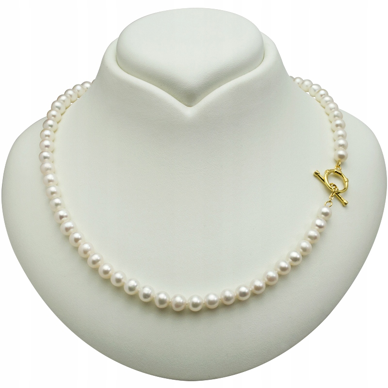 Stříbrný Náhrdelník S Kulatými Perlami