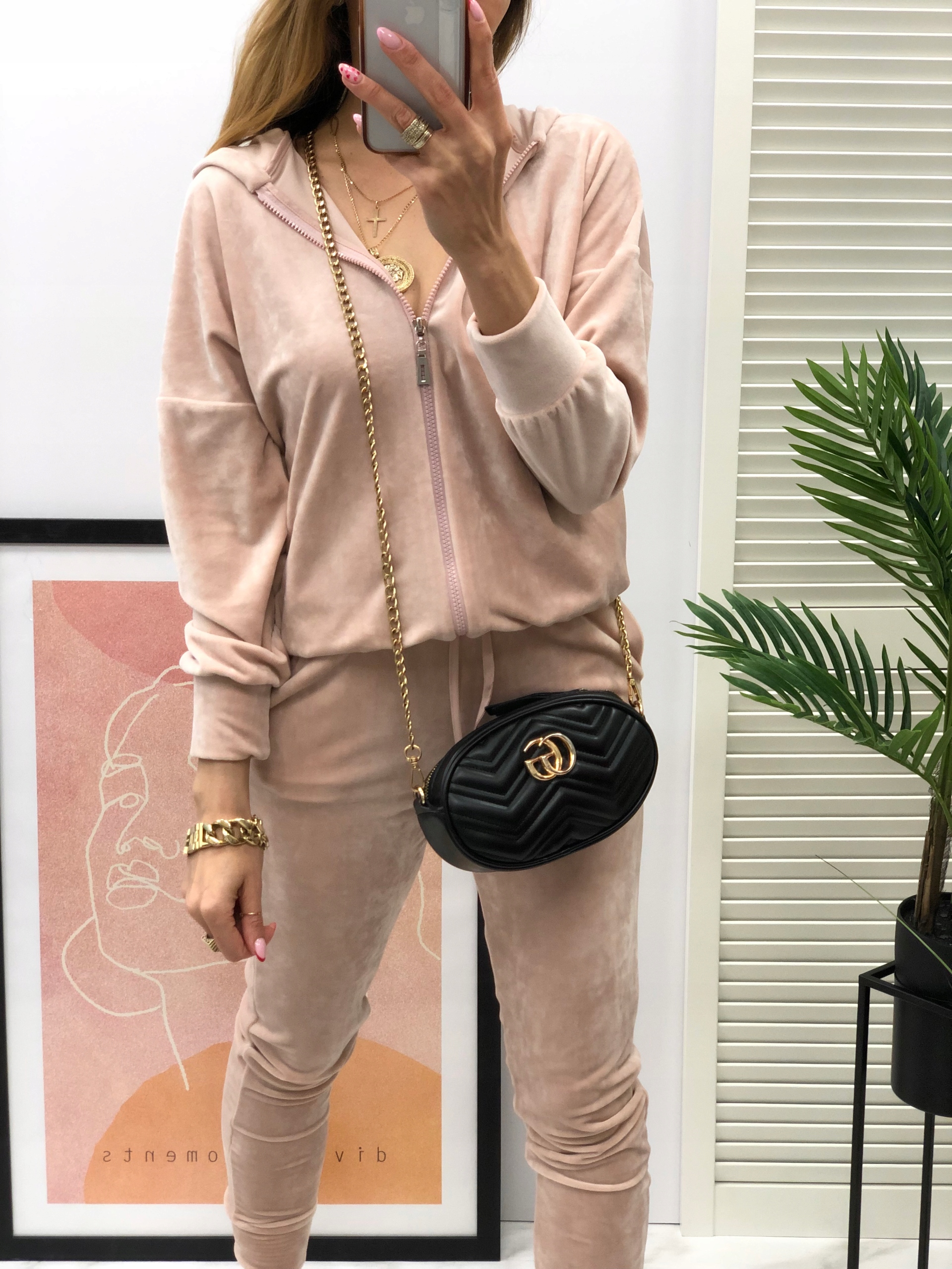 PARA MI DRES PREMIUM ZIP __ perla voga RÓŻ S Wzór dominujący bez wzoru