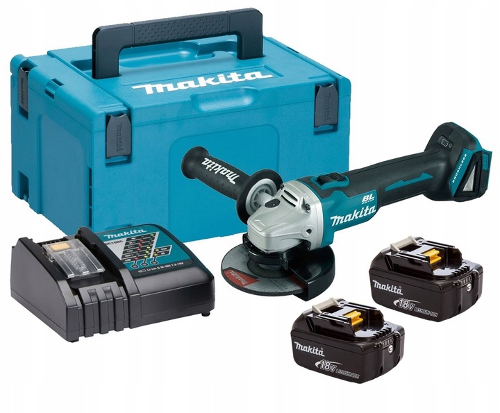 

Makita Szlifierka Kątowa DGA506RTJ 2X5,0 Ah Makpac