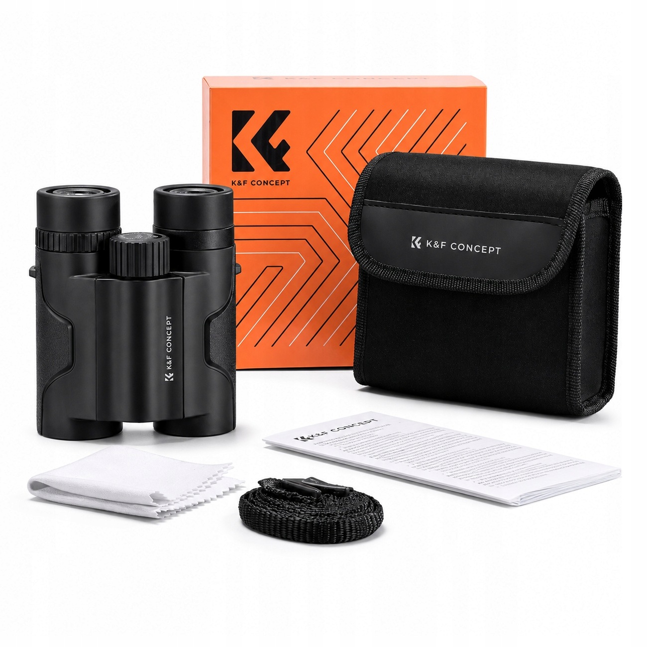 Lornetka K&f Concept 8x21 BaK-4 IP65 kompaktowa turystyczna myśliwska 230g