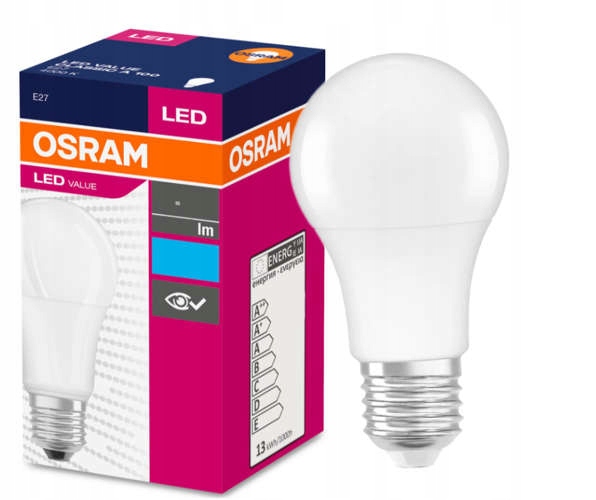 

Żarówka Źródło Led 8,5W 2700k 806LM E27 Osram