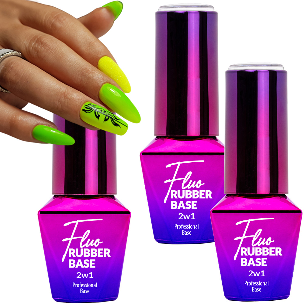 

2+1 Baza Kauczukowa 2w1 Budująca Neon 2x10g 10g