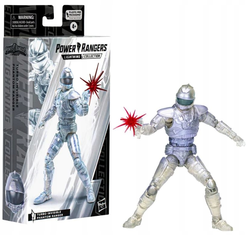 POWER RANGERS LIGHTNING COLLECTION TURBO INVISIBLE PHANTOM RANGER ...