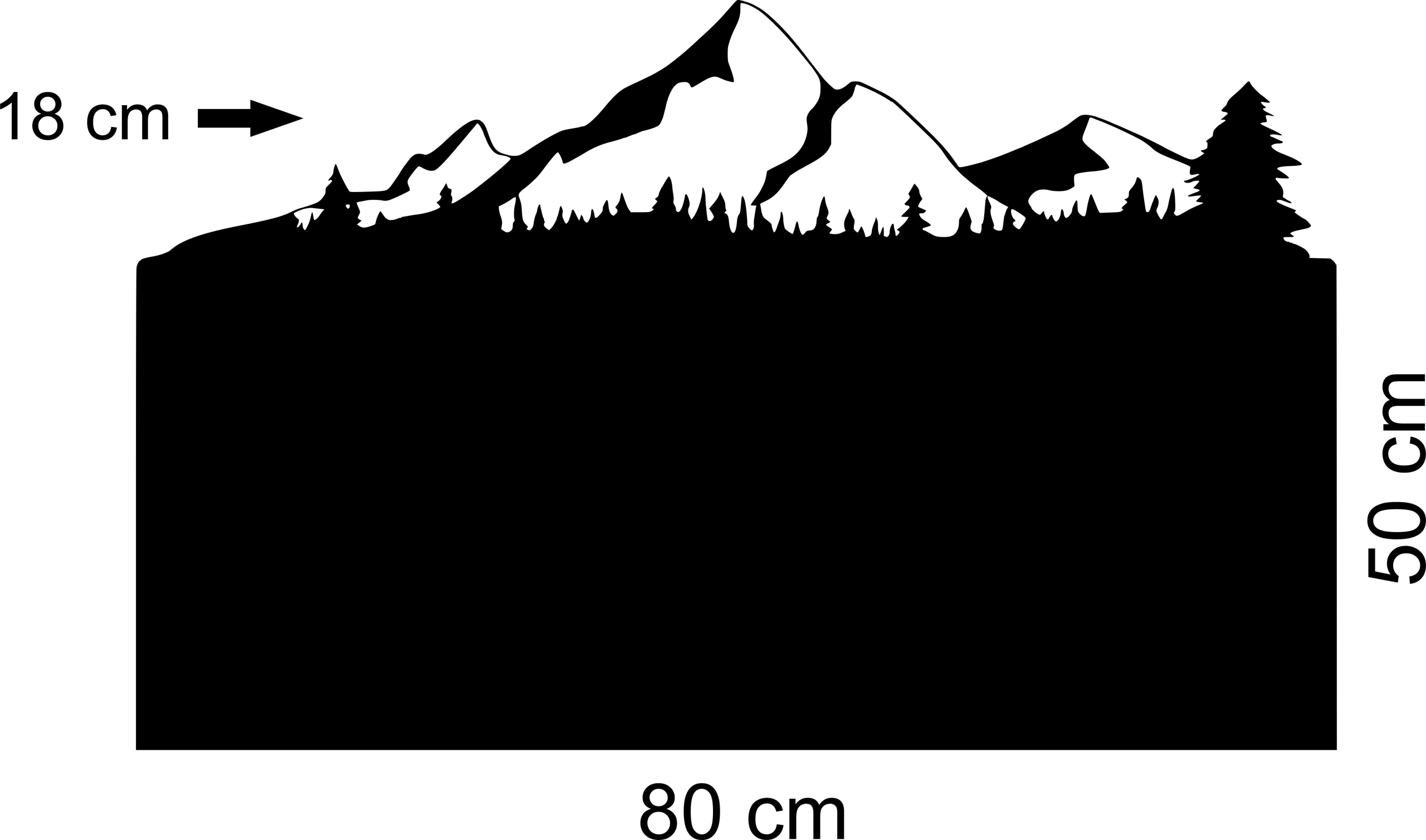 Na Magnety Kovová tabuľa z cesty obdĺžnik Hory Tatry Beskydy 80x50