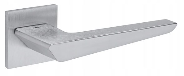 Štvorcová kľučka Tupai 4154 5SQ-96, saténový chróm