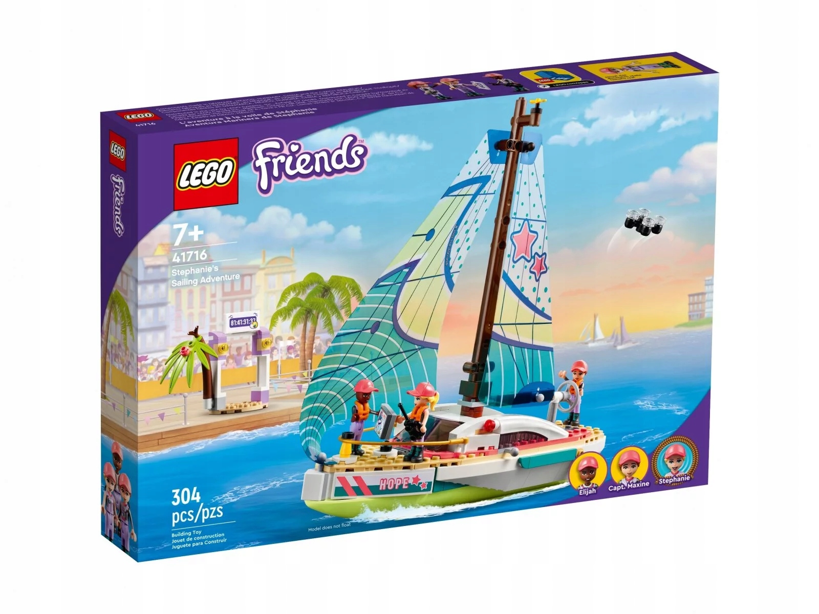 Lego Friends 41716 Stephanie – dobrodružství pod plachtami