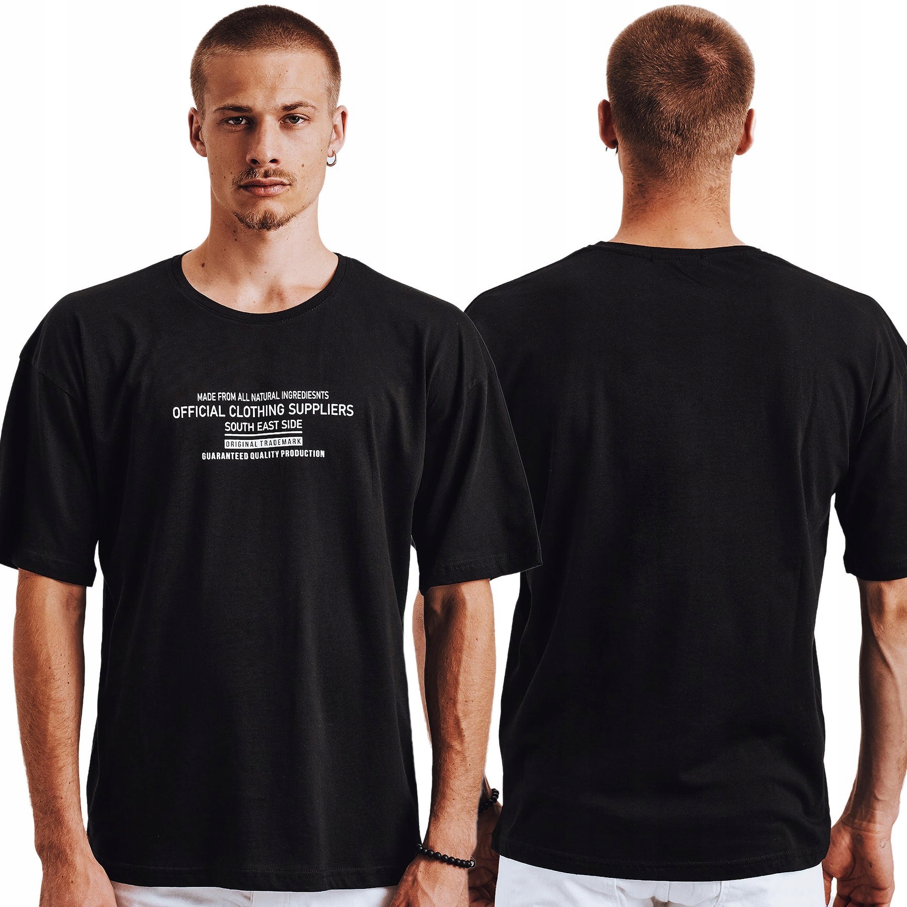 

Męska Koszulka T-shirt Z Nadrukiem rx4647 - M