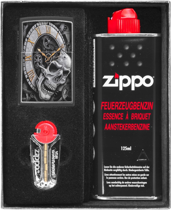 Zestaw ZIPPO SKULL CLOCK prezentowy*nr1