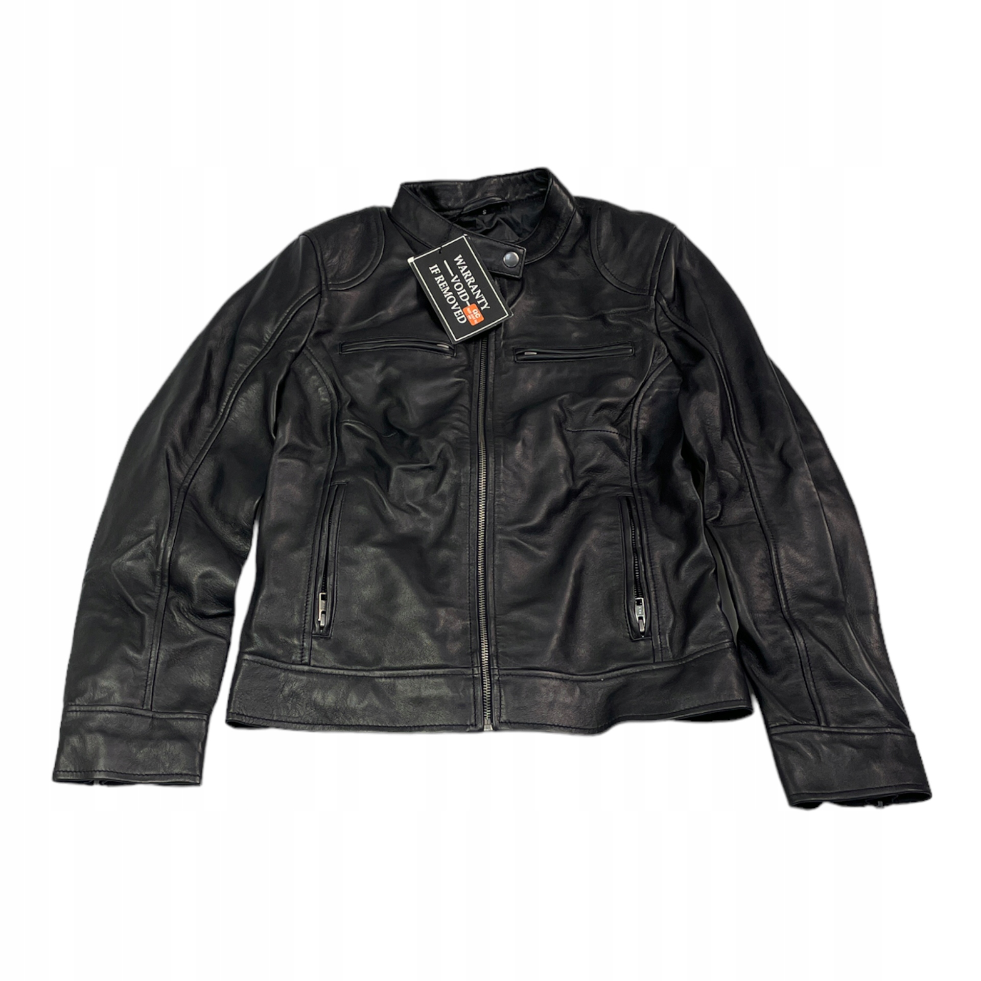 Dámská kožená bunda ramoneska Real Leather S