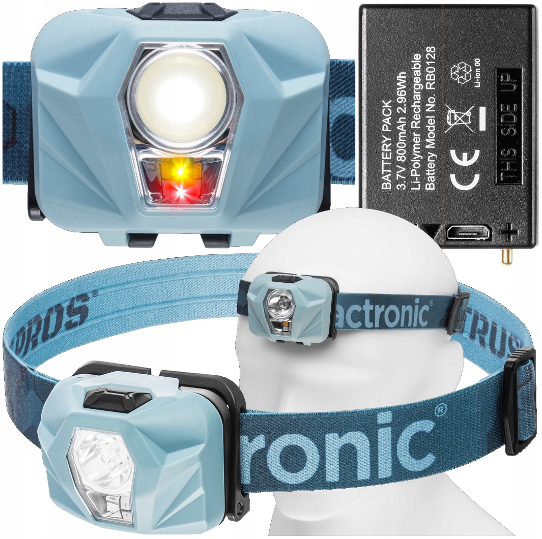 Mactronic Vodotěsná Čelovka Akumulátor Led Lampa Čelovka 360lm