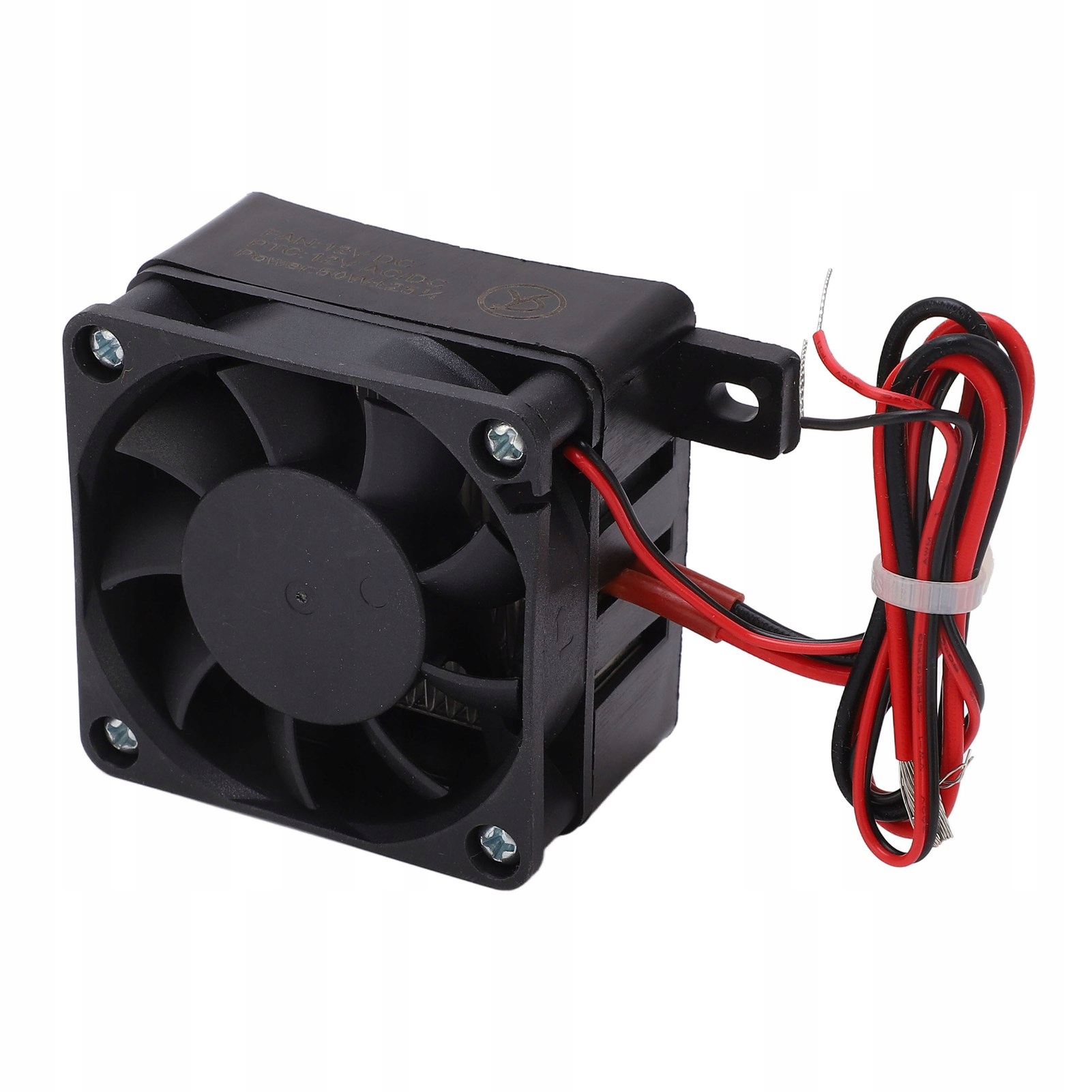 Ptc Ventilátor Topné Těleso Ohřívač Vzduchu 50W DC 12V 60X60X42MM