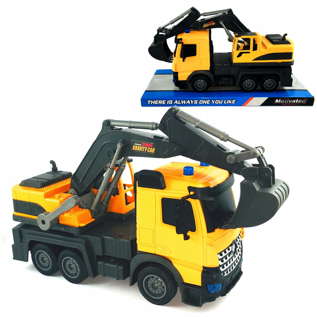 AUTO BUDOWLANE KOPARKA DO PIASKOWNICY NAPĘD Efekty brak