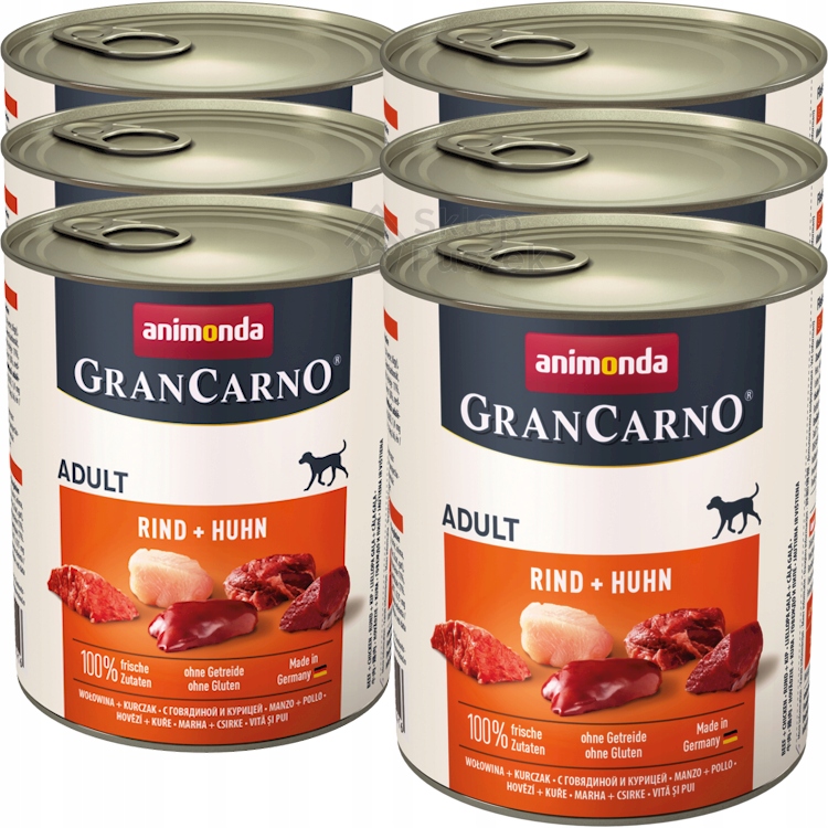 Animonda GranCarno Adult Hovězí/Kuřecí konzerva Set 6x800g