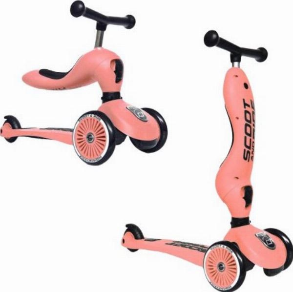 Hulajnoga dla dzieci Scoot & Ride Highwaykick 1 2w1 Peach 96353