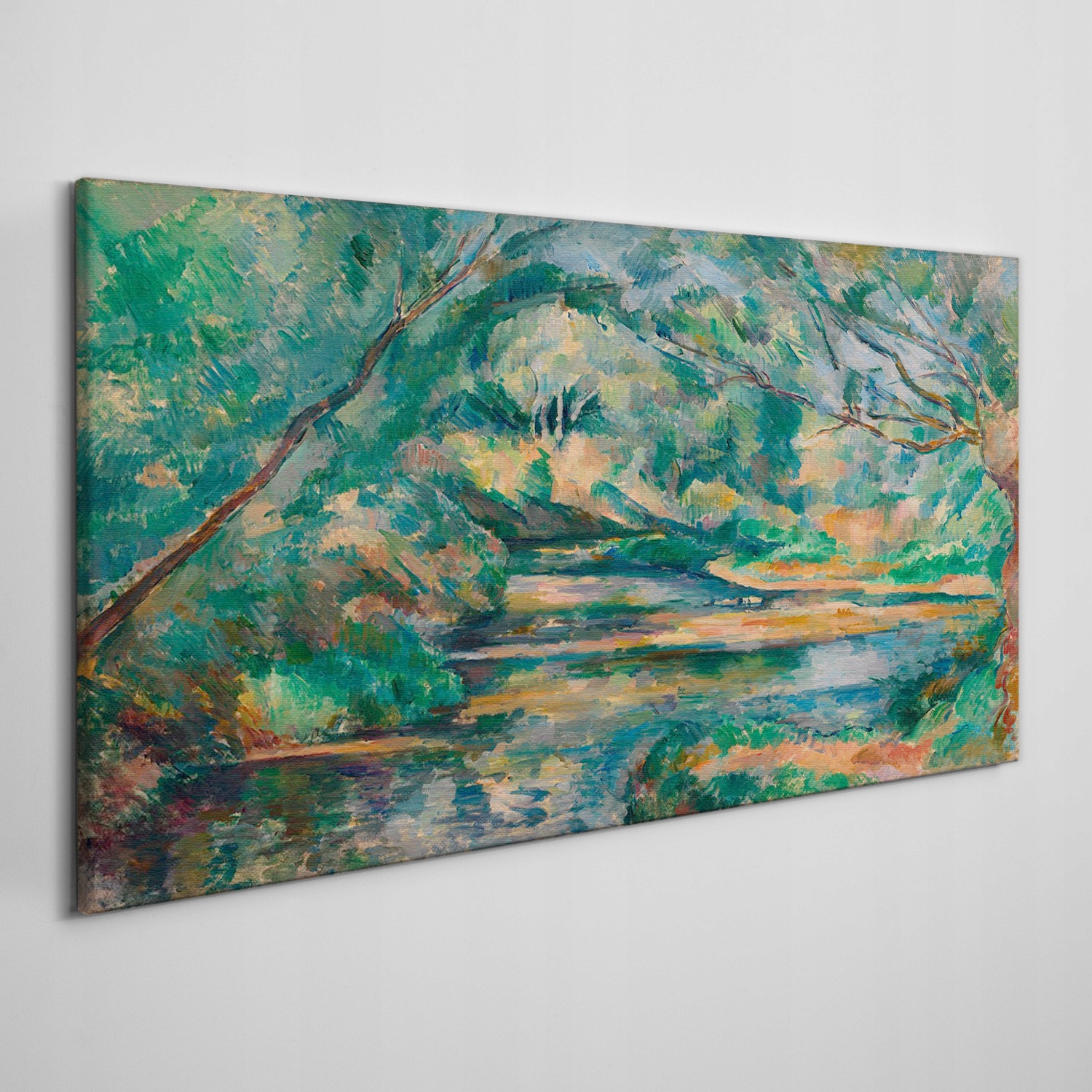 

Obraz na ramie płótno Brook Paul Cézanne 120x60 cm