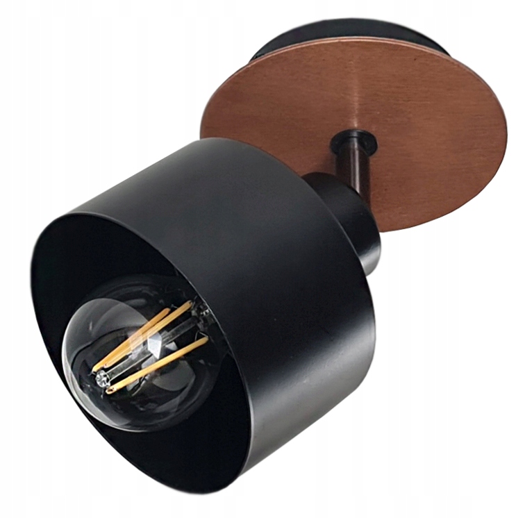 

Lampa Plafon Sufitowy 015-1PR Led Drewno Metal