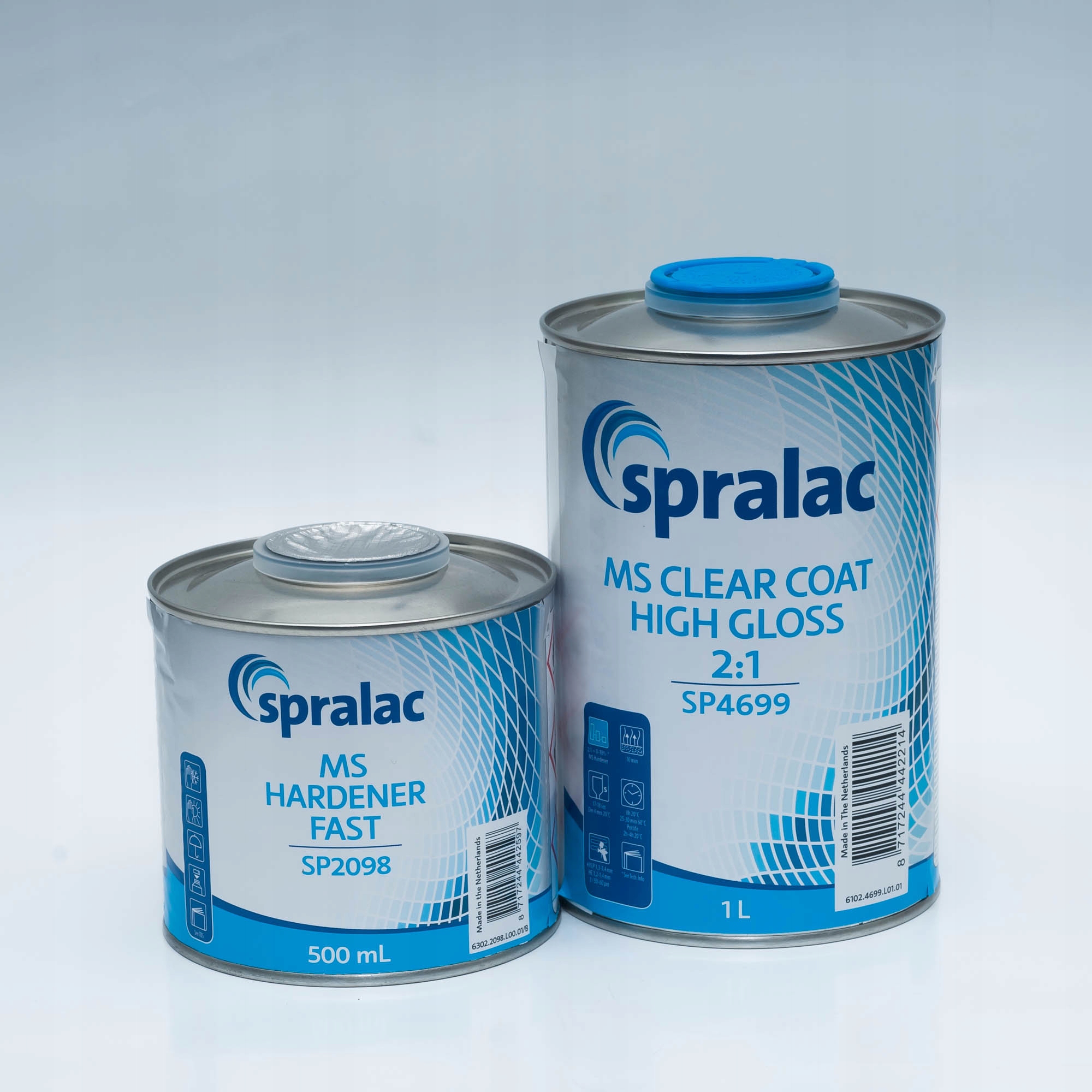 Lakier bezbarwny Spralac Sp 4699 1l Utw. 2098 Szybki 0,5l