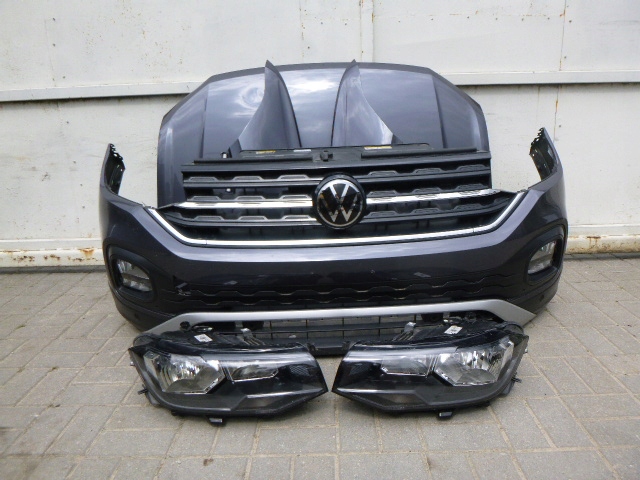 VW T-CROSS PRZÓD MASKA ZDERZAK 4x PDC LAMPY