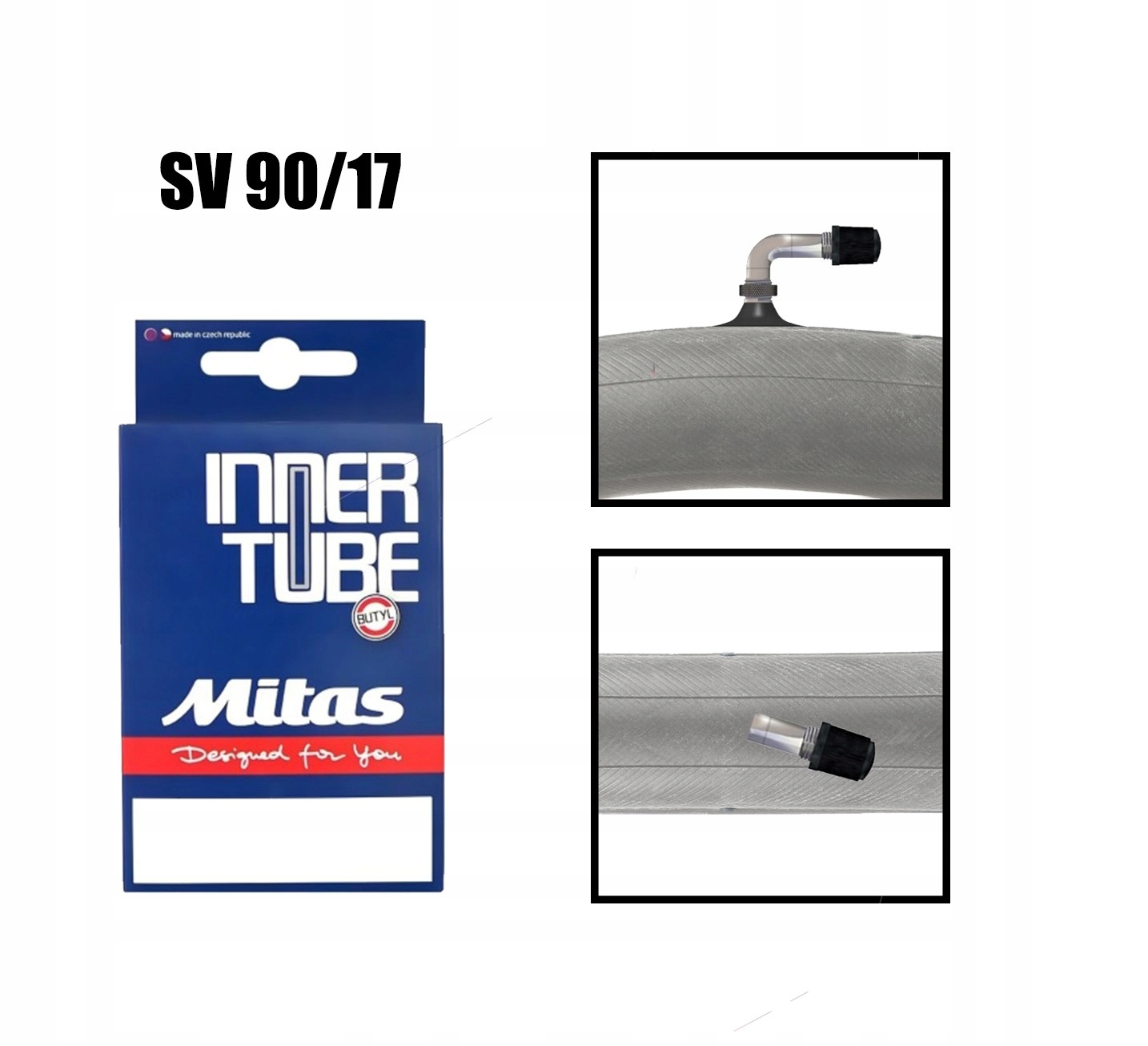 

Dętka 200 x 50 [50-94] SV90/17 Mitas