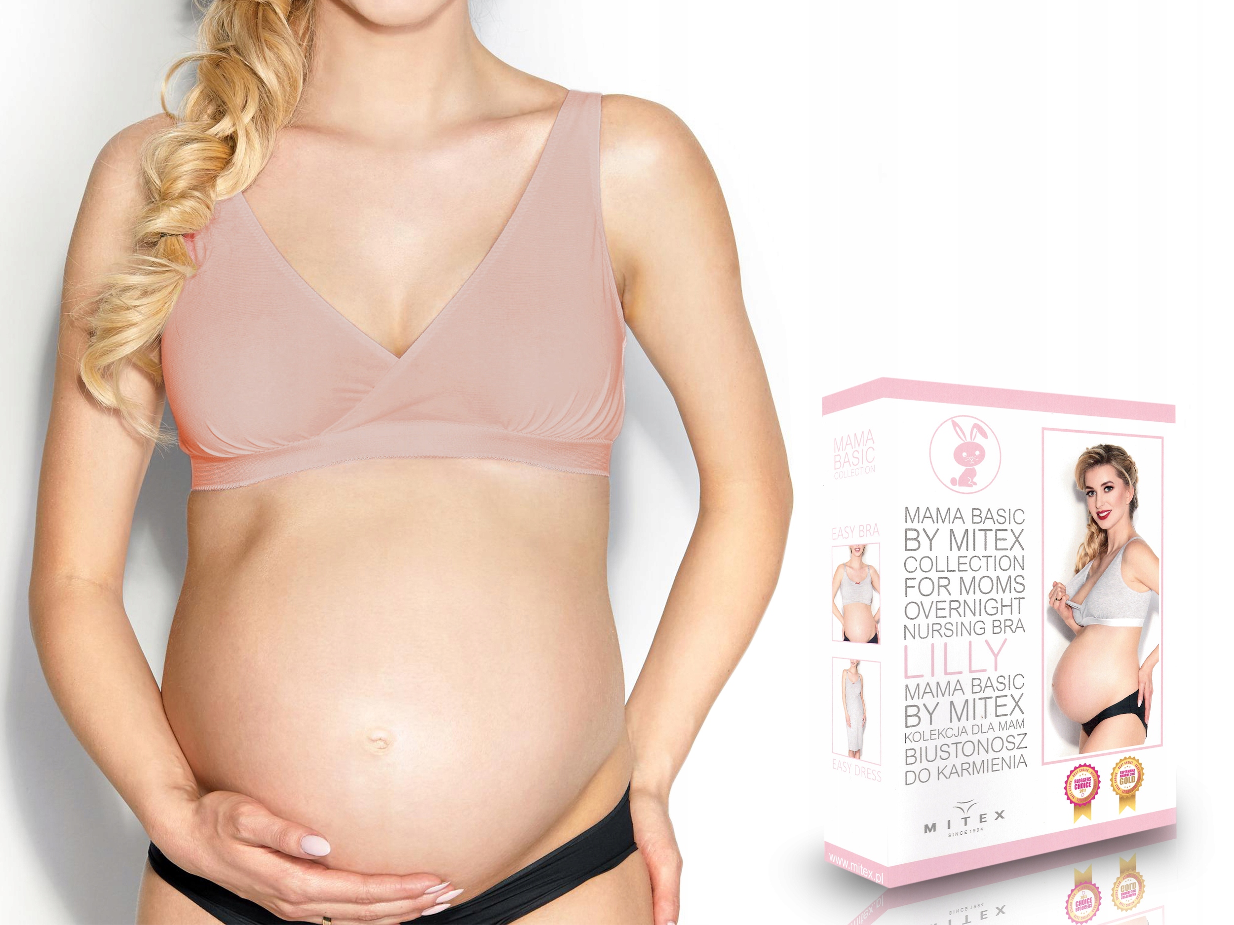 

Mitex Lilly Biustonosz Dla Ciężarnych Różowy XL